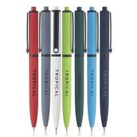 Rubber coated plastic ballpoint pen.... from ASI 39552 BEL Promo