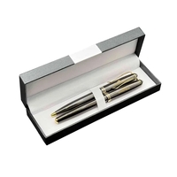 Deluxe double pen box with Achilles ballpoint and either rollerball gel......
