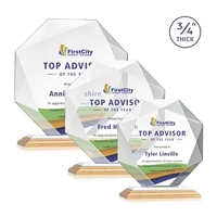 Bradford VividPrint™ Award - Bamboo/White