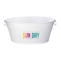 Premium Colt oval beverage bucket. Bright white finish with elegant... from...