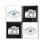 4-Piece Belgian Bliss Translucent Chocolate Box