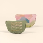 WEDGE POUCH - 4CP PIGMENT DYED CANVAS