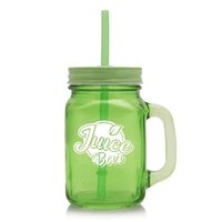 15 oz Colored Glass Mason Jar... from ASI 39552 BEL Promo