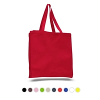 Economical 100% cotton tote, Heavy Canvas Shopper,Full side and bottom...