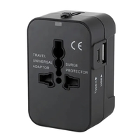 Dual port Type C USB A universal travel adapter plus 1... from ASI 37218...