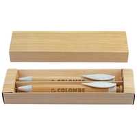 Bamboo-Print Paper Double Gift Box