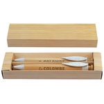 Bamboo-Print Paper Double Gift Box