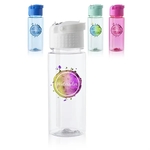 17 oz. Transparent Plastic Water Bottle w/ Carrying Handle