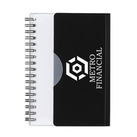 This Satin Finish Mini sleek notebook features 60 double sided pages... from...