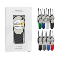 Golf divot repair tool and ball marker in gift box.... from ASI 52263 EMT