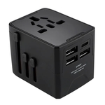 3 USB A and 1 Type C Universal Travel Adapter