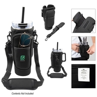 Neoprene and rPET sling/pouch to hold 40 oz. bottles and tumblers.... from...