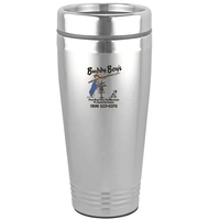 16 ounce stainless steel tumbler with double wall insulation and thumb......