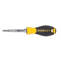 This versatile screwdriver includes standard and Phillips tips and two nut......