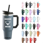 FrostBuddy Thicc Buddy Tumbler 40 oz with straw and handle