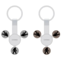 BigFoot Fidget Spinner Keychain