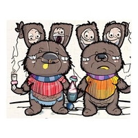 110 piece jigsaw photo puzzle with a sublimation ready surface; packed......