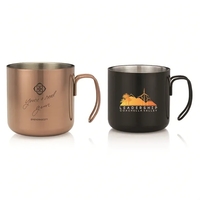 Double wall stainless steel camping mug with curved handle.... from ASI 39820...