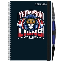 Hybrid 14-month academic planner and journal in one with a full-color,......