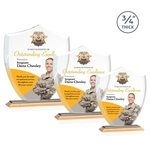 Scudo Shield VividPrint™ Award - Bamboo/Black