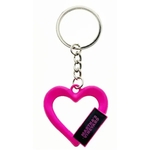 Pink Heart Keychain