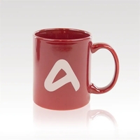 3 Finger C-Handle Mug 11 oz. (Color: Burgundy)... from ASI 93986...