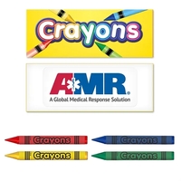 Four Pack Crayon Box With Full Color Decal