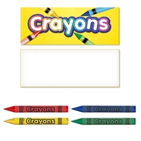 Four Pack of Crayons in Box. Colors Include: Red, Yellow, Green... from ASI...