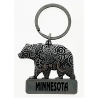 Disco Bear Keychain