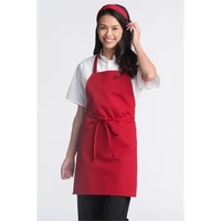 Mid-length 24"W x 28"H apron with extra long ties and an... from ASI 36558...