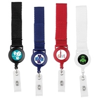 Round retractable badge reel made to be worn on a belt... from ASI 49470 DEVARA