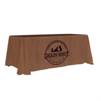 Environmentally-friendly table throw designed for use with 6' wide tables;...
