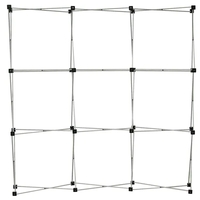 90.5" x 90.5" x 11" 9-quad aluminum and plastic GeoMetrix display... from ASI...