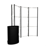 8' Curved Show 'N Rise Floor Display Hardware