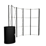 10' Curved Show 'N Rise Floor Display Hardware