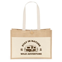 Riley™ - Jute Tote - Screen Print