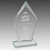 Diamond Glass Award... from ASI 92531 Unique Custom Products / UCP