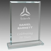 Rectangle Glass Award... from ASI 92531 Unique Custom Products / UCP