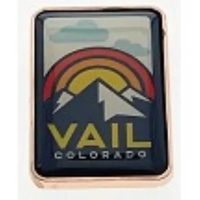 Black and Rose Gold Rectangle Magnet - Padprint