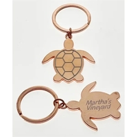 Rose Gold Turtle Keychain... from ASI 40610 Perry Blackburne Inc
