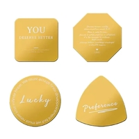 Gold Stainless Steel with EVA Base Coaster