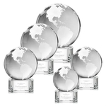 Globe Award on Paragon Base - Clear