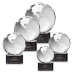 Globe Award on Paragon Base - Black