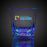 10 oz. Square Bottom LED Lighted Rocks Glass