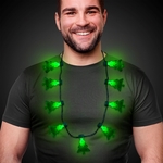 LED Christmas Tree Necklace
