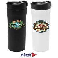 24 oz. travel tumbler made of stainless steel and copper vacuum... from ASI...