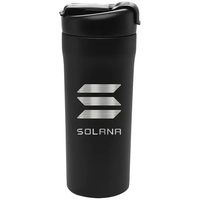 24 oz. travel tumbler made of stainless steel and copper vacuum... from ASI...
