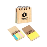 3" x 3" sticky notebook with 25 sticky note markers and... from ASI 98360...