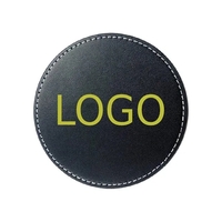 Round Leather Coaster