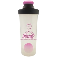 Portable 24 oz. Plastic Shaker Bottle with Mixer Ball... from ASI 80060...